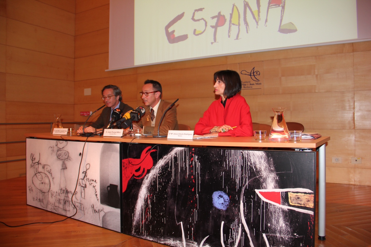 Acto de renuncia de los derechos que corresponden a los herederos de Joan Miró en relación al logotipo "España"